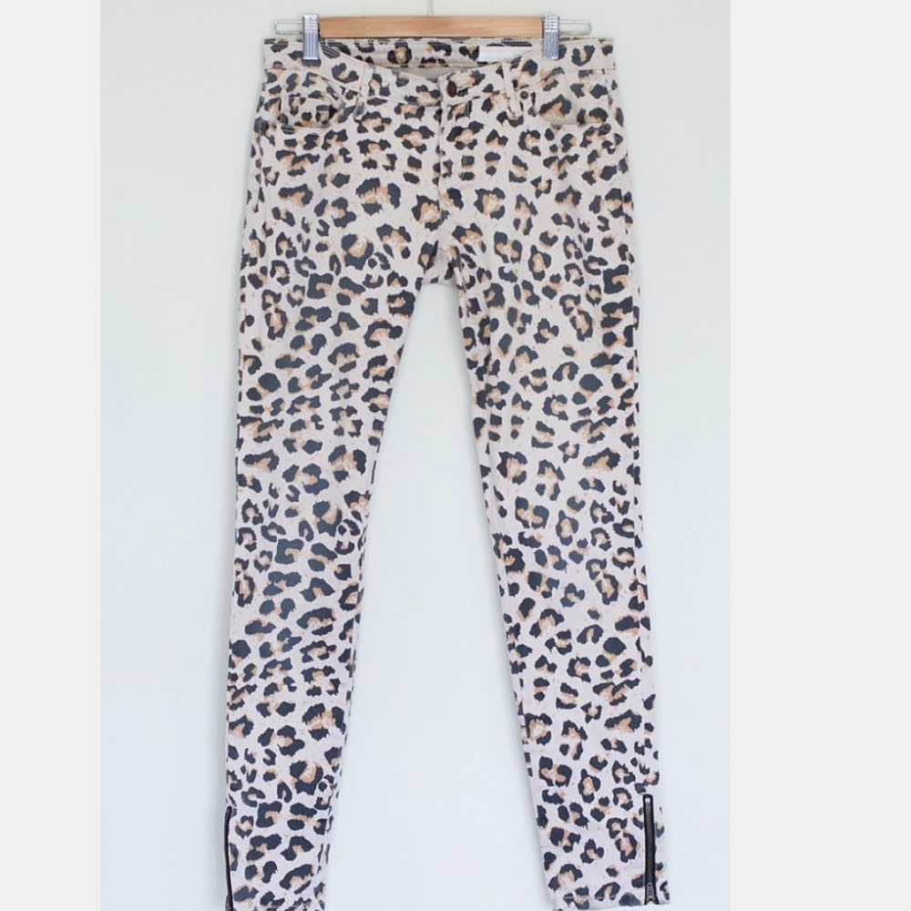 Sass & Bide Leopard Print Jeans